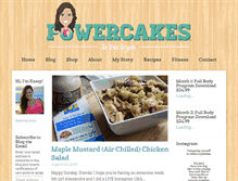 Tablet Screenshot of powercakes.net